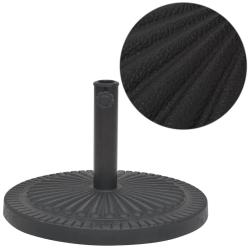 Socle de parasol R&eacute;sine Rond Noir 29 kg