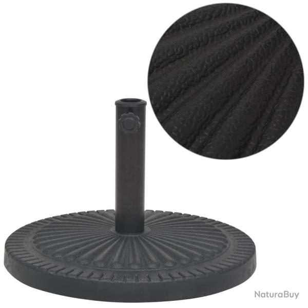 Socle de parasol Rsine Rond Noir 29 kg alsavelo