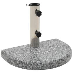Socle de parasol Granite courbe 10 kg Gris alsavelo