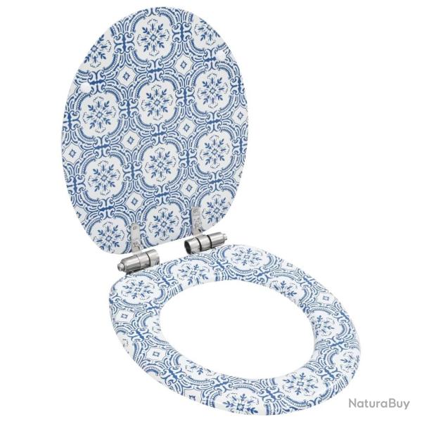 Si�ge WC MDF Couvercle � fermeture en douceur Porcelaine alsavelo