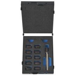 Set de coupe-soudure par points Acier rapide 13 pi&egrave;ces