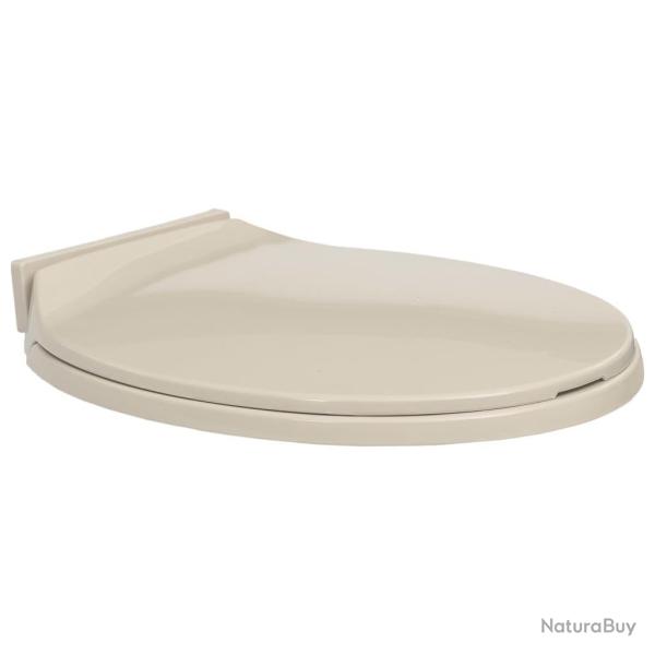 Si�ge de toilette � fermeture en douceur Abricot Ovale