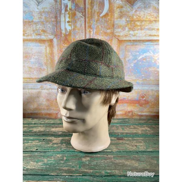Chapeau de Chasse Christys en Tweed Pliant - Fabriqu� en Angleterre chapeau de chasse haut de gamme