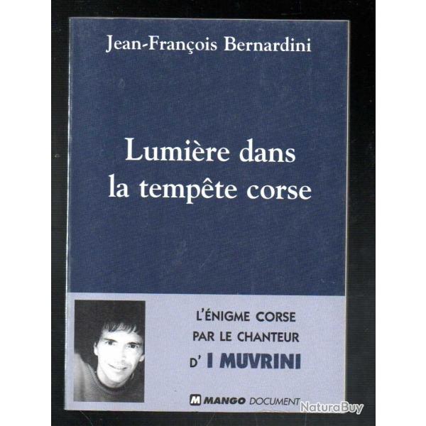 lumi�re dans la temp�te corse de jean-fran�ois bernardini
