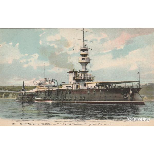 CPA - Marine de Guerre " L'Amiral Trehouard " , garde-cotes N�645
