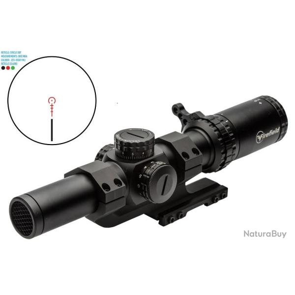 FIREFIELD RAPIDSTRIKE 1-6X24 SFP RIFFLESCOPE KIT