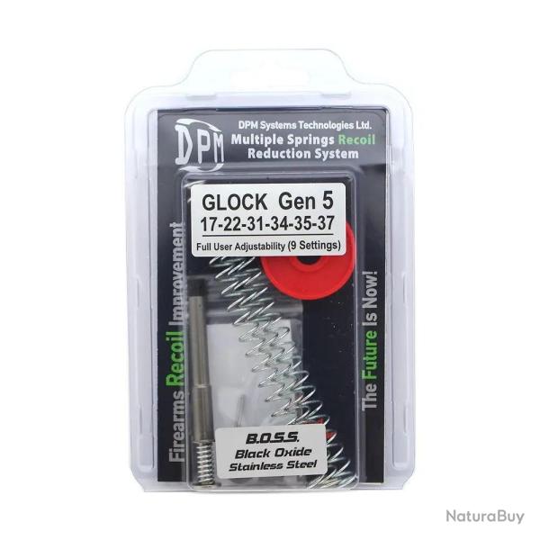 DPM MS-GLG5/1 GLOCK 17-22 GEN 5 BLACK OXIDE STAINLESS STEEL (BOSS)