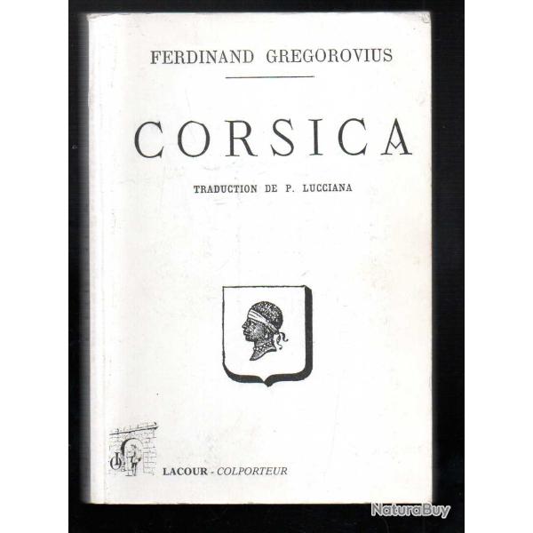 corsica de ferdinand gregorovius r��dition