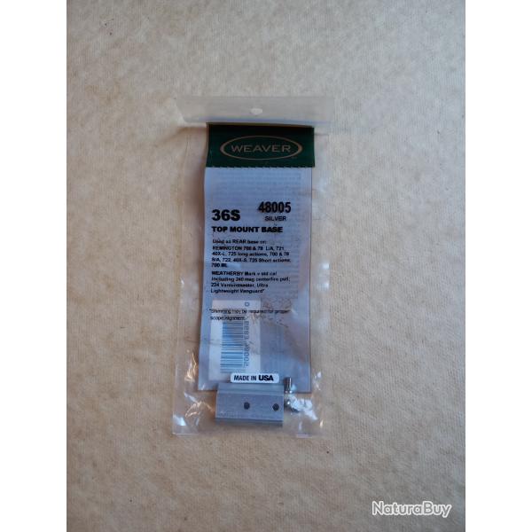 Embase arriere Weaver pour Remington 700