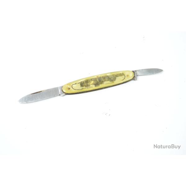 Ancien canif couteau de poche souvenir de Bruxelles Palais de justice