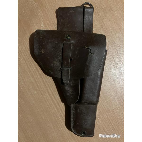 Etui cuir pour pistolet type Mac 50