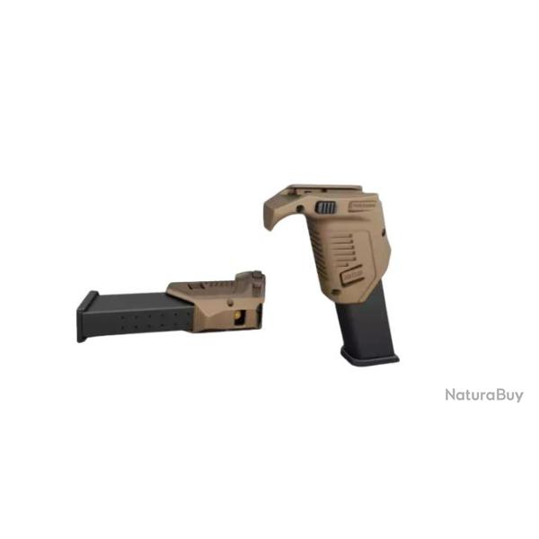 POIGNEE PORTE CHARGEUR RECOVER MG9 POUR GLOCK 9MM - TAN