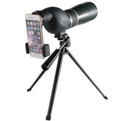 Longue Vue 20-60x60 Compacte BAK4 &Eacute;tanche FMC Monoculaire Tr&eacute;pied & Adaptateur Smartphone Nature Cam
