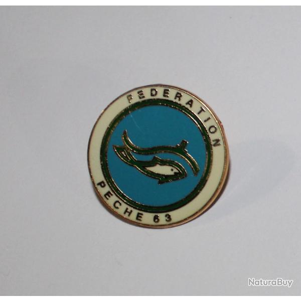 Pin's "Th�me p�che": F�d�ration P�che 63