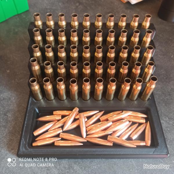 Plateau rechargement munition 308 en gradin