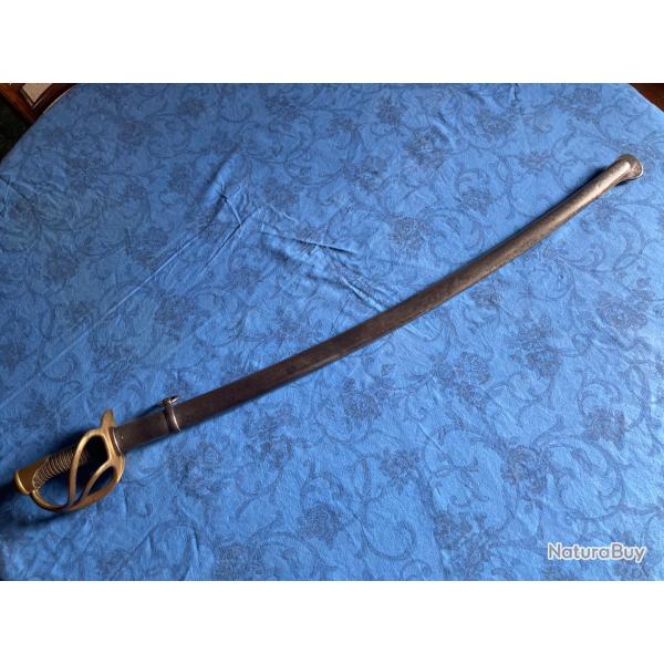 BEAU SABRE DE TROUPE DE CAVALERIE Mle 1822  Manufacture Royale de KLINGENTHAL fab. prcoce de 1823