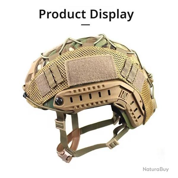 Housse de casque tactique couvre casque