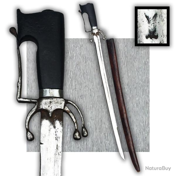 RARISSIME & MAGNIFIQUE SABRE NIMCHA LAME MAQU�E XIX ORIGINAL