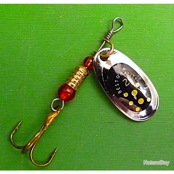 Cuiller tournante pour truites, perches et autres carnassiers - 3.20 gr - CT-F16