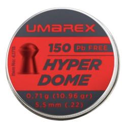 PLOMB HYPERDOME "UMAREX" TETE RONDE CAL 5.5 MM 0.71G X150