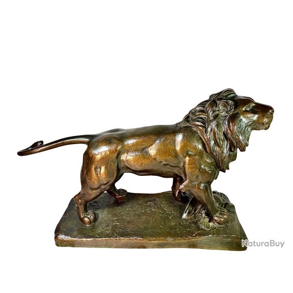 Alfred Desir� Lanson grand lion en bronze sculpture