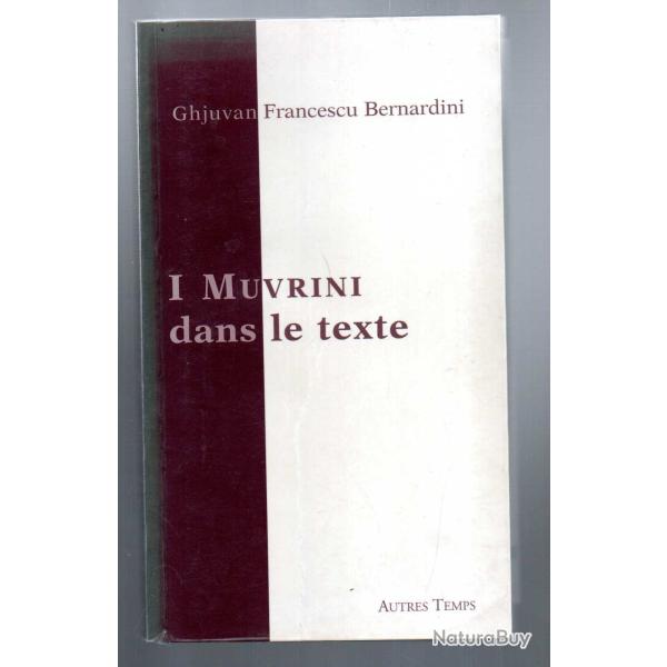 i muvrini dans le texte de ghjuvan francescu bernardini