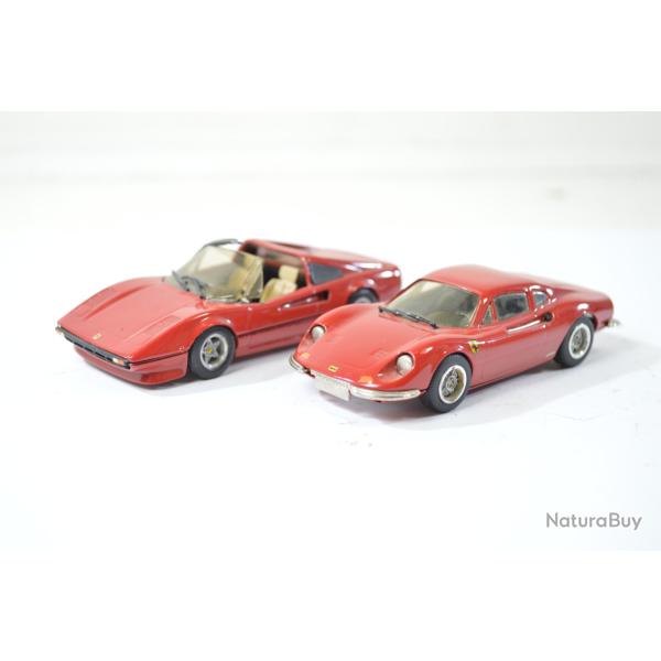 Lot voitures WM Western Model Ferrari 246 GT DINO et 308 GTS accident�e