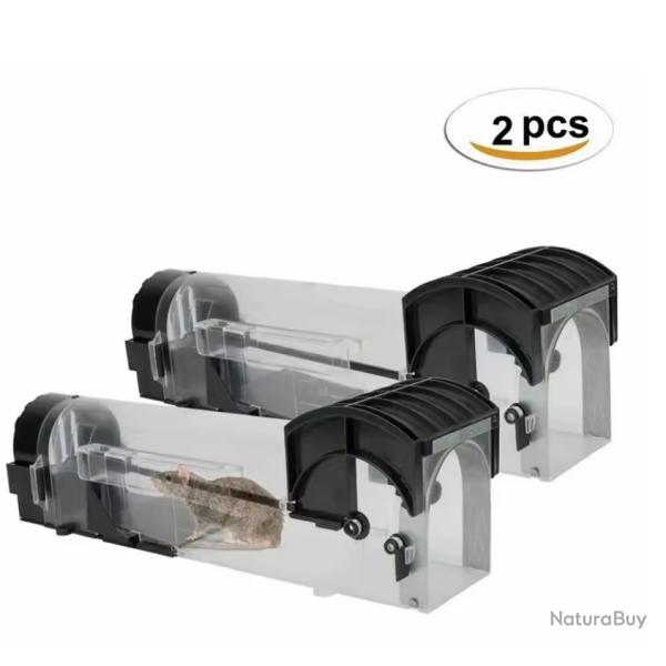 2 X Pi�geS � Souris/Rat Vivant R�utilisable - Sourici�re Efficace
