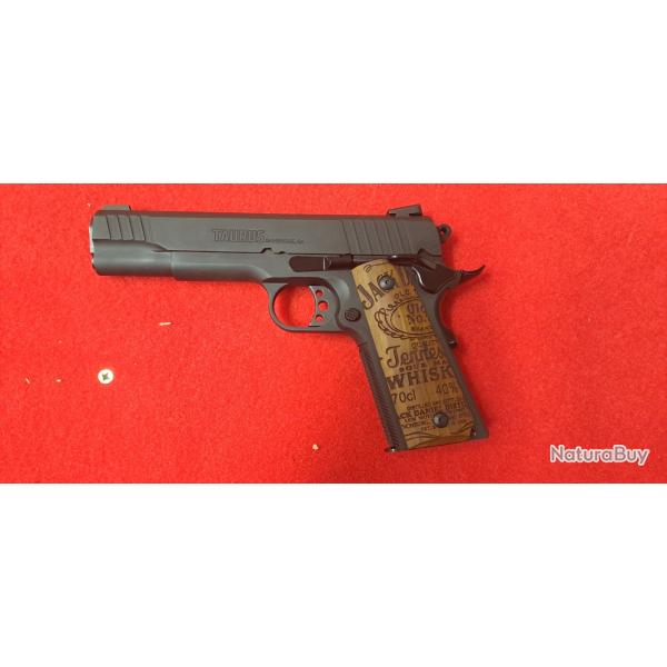 TAURUS PT 1911 BLACK CAL.9X19 NEUF + PLAQUETTE JACK DANIEL'S BIEN BADASS + 50 MUNITIONS OFFERTES