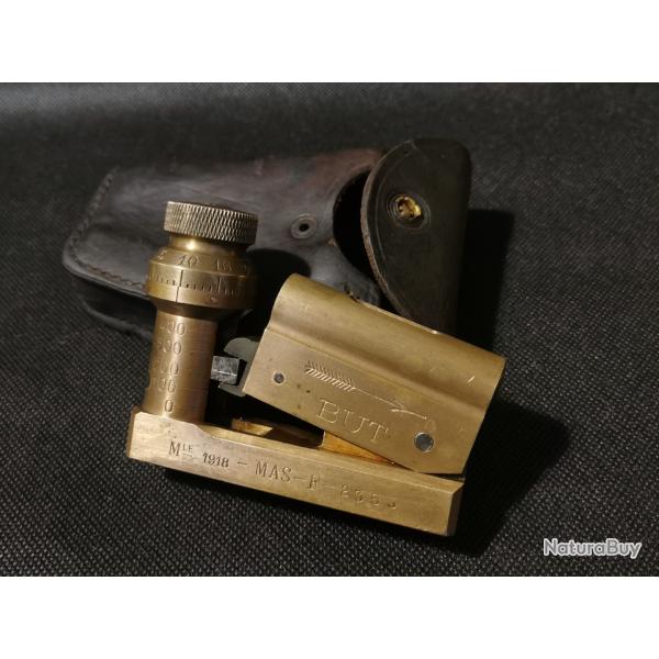 Niveau � bulle pour mitrailleuse Hotchkiss Mle1918 ww1