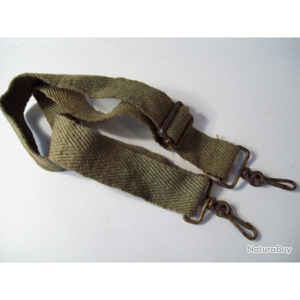 militaria ww2 sangle toile de musette ANP31  sange de taille 39/45