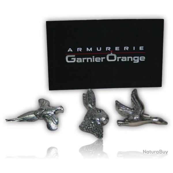 Lot de 3 broches animaux chasse