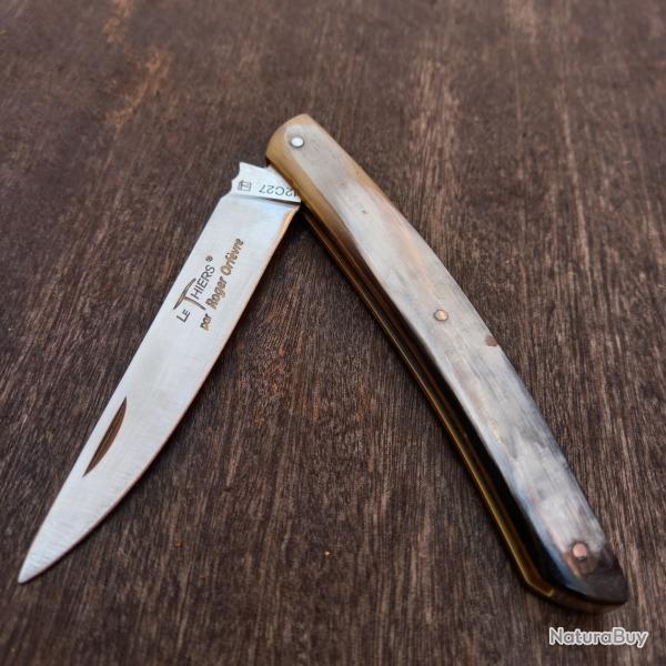 Joli Couteau LE THIERS  par ROGER ORF�VRE  Manche en Corne