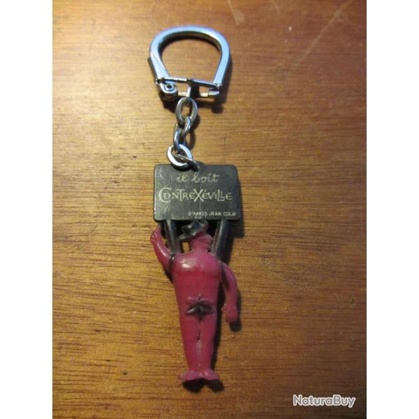 Porte cl�s publicitaire Contrex�ville - Jean Colin 1955
