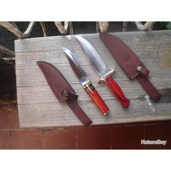 Deux grands poignards Chipaway Cutlery.