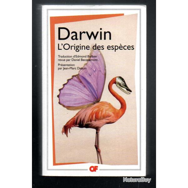 darwin l'origine des esp�ces gf flammarion