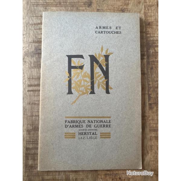 Catalogue des armes et munitions Browning, FN Herstal