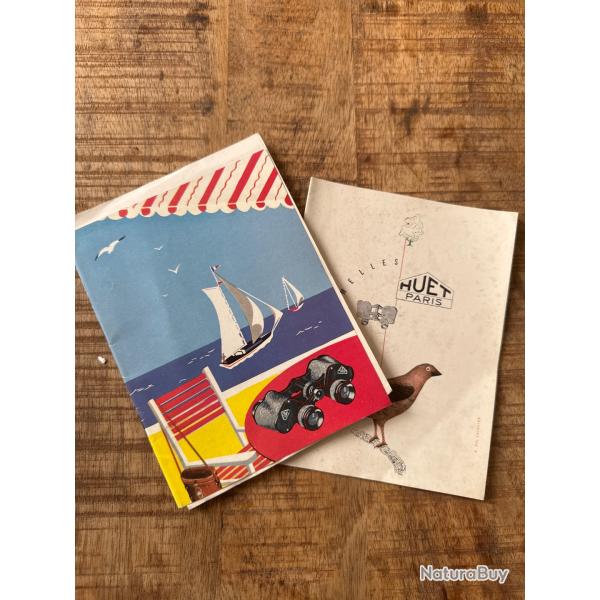 Catalogues ancien pour les Jumelles HUET
