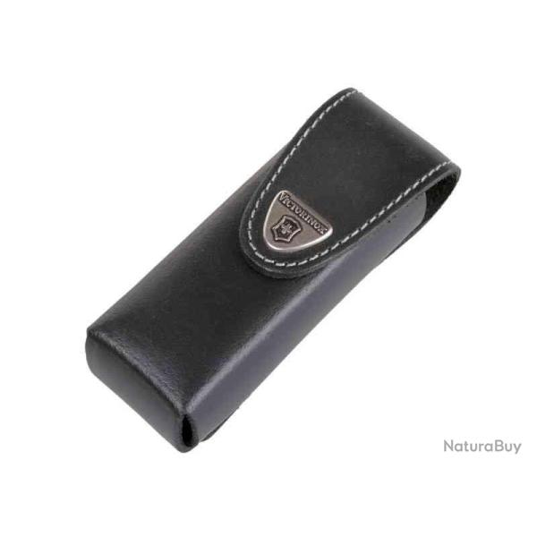 Victorinox 4.0524.3 �tui ceinture cuir av. fermeture scratch noir