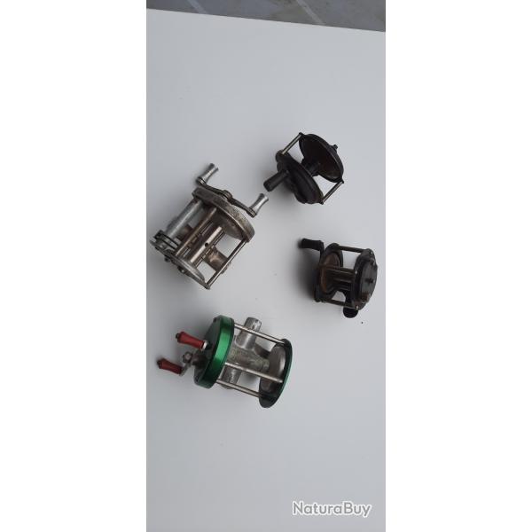Lot de 4 moulinets  � mouche