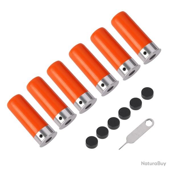 Lot de 6 cartouches d'entranement "DRILL" - Calibre 12 - Orange - LIVRAISON GRATUITE