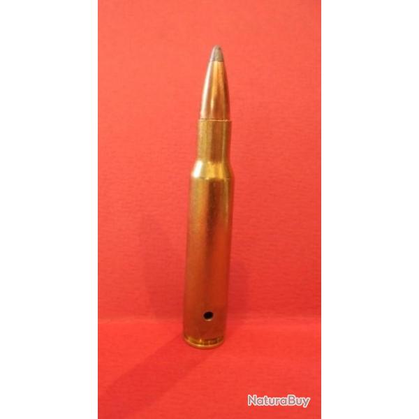 UNE  cartouche cal.7mm MAUSER OU 275 RIGBY NEUTRALISEE  POUR COLLECTIONNEURS.