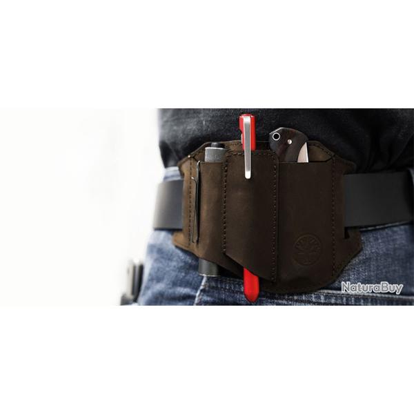 B�ker - 09BO296 - Etui Cuir Nubuck ED-Three Marron