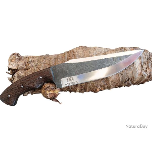 BRAD DISTRIBUTION survie rare Couteau de chasse artisanal forg� main model 1
