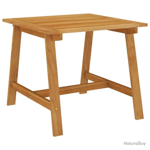 Table � manger de jardin 88x88x74 cm Bois d'acacia massif