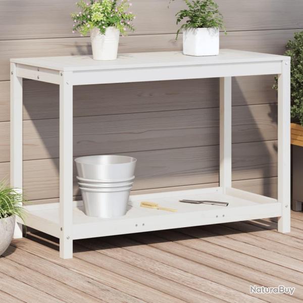 Table de rempotage avec tagre 108x50x75 cm bois massif de pin alsavelo