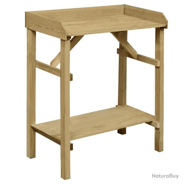 Table de jardini�re Bois de pin impr�gn� 75x40x90 cm