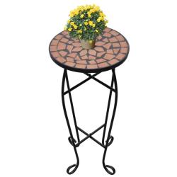 Table d'appoint Mosa&iuml;que Terre cuite