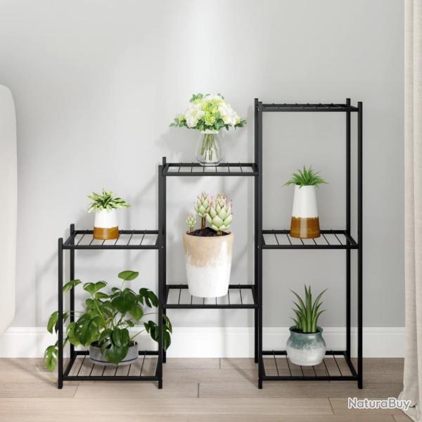 Jardini�re 83x25x80 cm Noir Fer