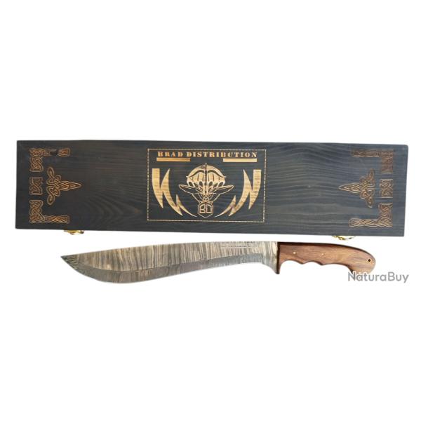BRAD DISTRIBUTION survie rare Machette de chasse artisanale forge main numro 3